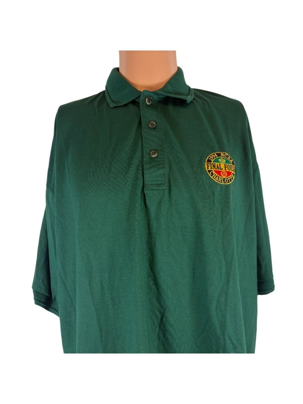 Vintage NCAA March Madness Polo Shirt Mens Size XL College Basketball 90s 1994